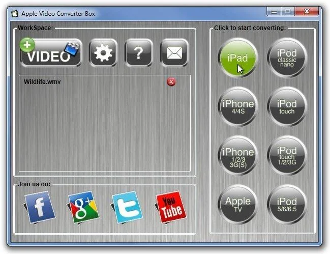 Convierte vídeos a un formato y resolución compatibles con tu dispositivo Apple o Android