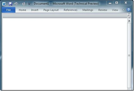 Menüband in Office 2010 ausblenden/minimieren für ablenkungsfreies Arbeiten