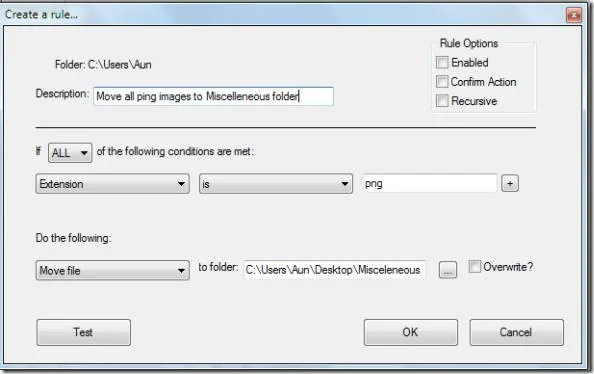 Belvedere: herramienta automatizada de gestión de archivos para Windows
