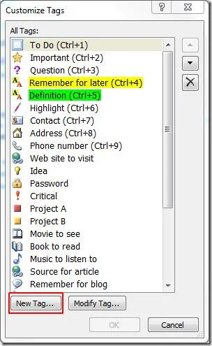 OneNote 2010: Tagging-Handbuch
