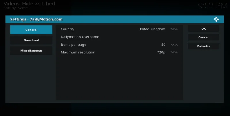 DailyMotion Kodi-Addon: Installation und Kurzanleitung