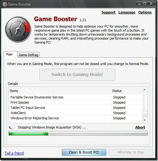 Game Booster – Aumenta la velocità del tuo gioco