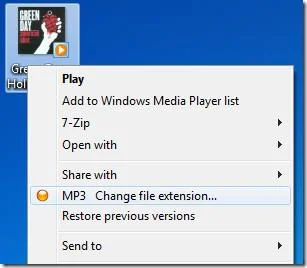 Cambia estensione file nel menu Shell [Windows]