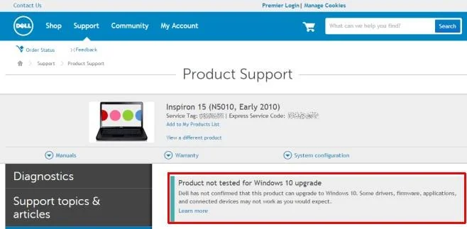 ¿Debería actualizar su computadora portátil Dell a Windows 10 a pesar de la compatibilidad?