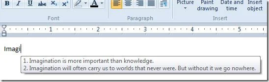 TypingAid: utilidad para autocompletar texto en Windows