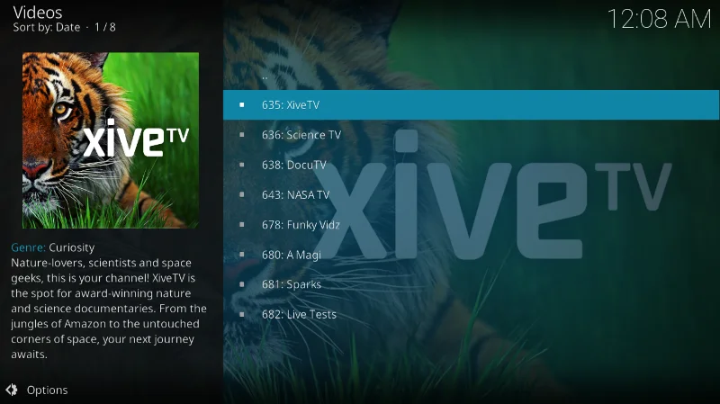 Pluto.tv-Add-on für Kodi: Installation und geführte Tour
