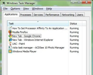 如何在 Windows 7、Vista、XP 中設定應用程式的處理器親和性