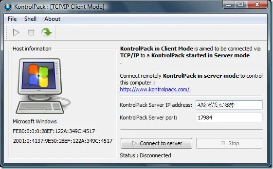 Connetti/controlla i computer tramite rete con KontrolPack