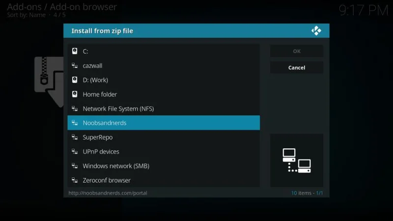 Как установить дополнение Elysium Kodi, несколько рабочих репозиториев