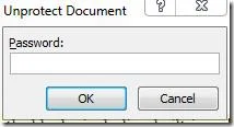 Limita la modifica al documento Word 2010 protetto