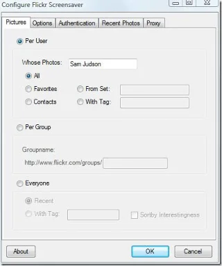 Cómo ver fotos de Flickr como protector de pantalla en Windows