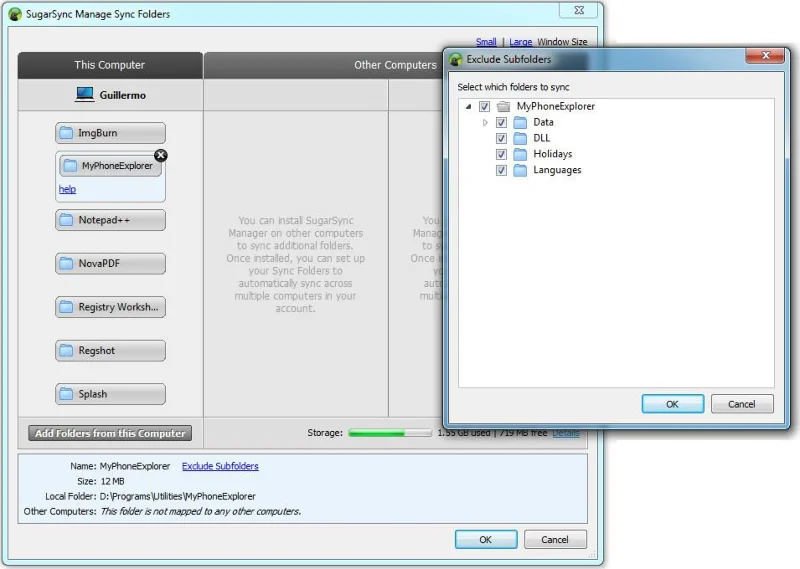 Comparación entre Dropbox y SugarSync