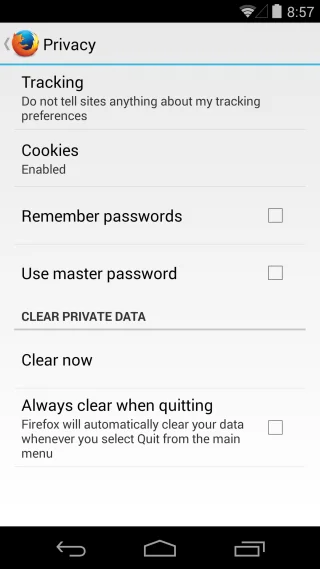 Nuevas funciones en Firefox 33 para escritorio y Android