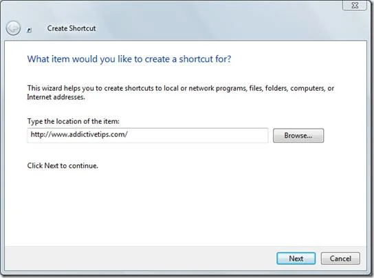 Windowsデスクトップにウェブサイトやメールのショートカットを作成する方法