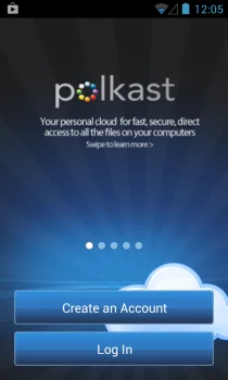 Polkast es una nube personal para acceder remotamente a archivos de escritorio desde iOS, Android y Kindle.