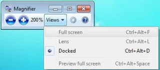 Windows 7 スクリーン拡大鏡