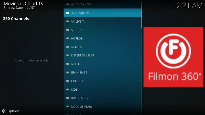 Дополнение CCloud TV для Kodi — установка и пошаговое руководство