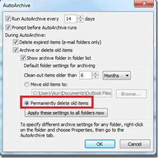 Outlook 2010: E-Mail-Nachrichten automatisch archivieren