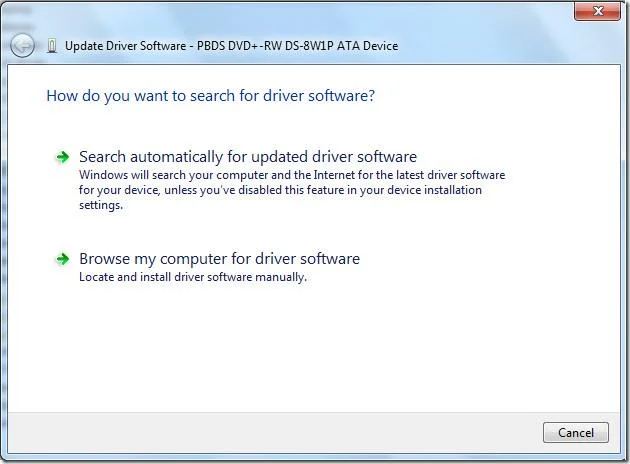Cómo actualizar los controladores de dispositivos en Windows 7