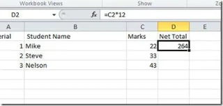 Formeln und Funktionen in Excel 2010