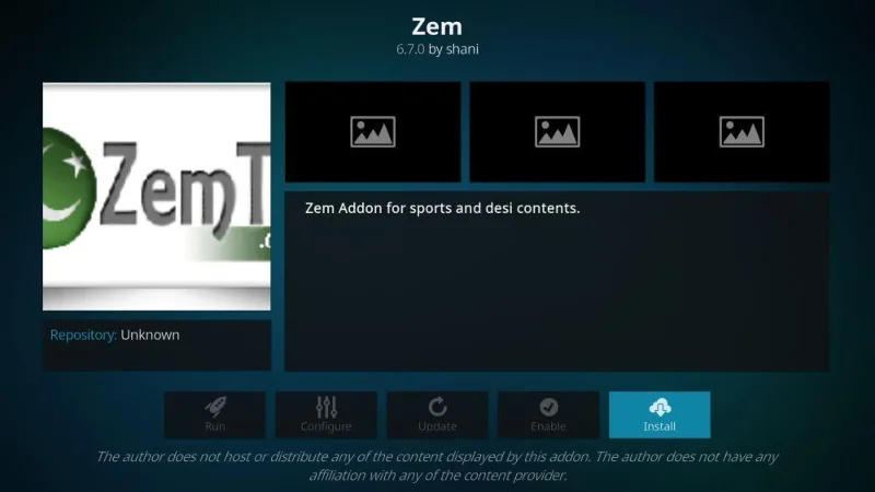 Дополнение Zem TV Kodi: как установить и транслировать прямую трансляцию