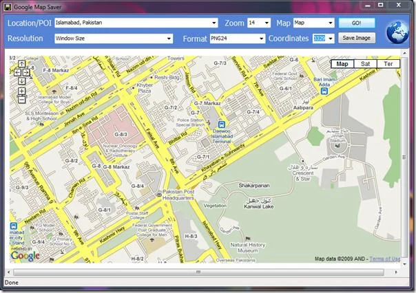 Google Map Saver – 下載地圖並儲存為圖像