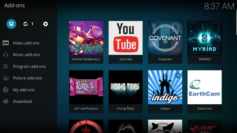 Pluto.tv-Add-on für Kodi: Installation und geführte Tour