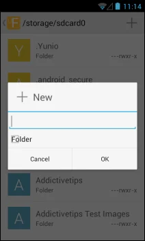 GFile è un semplice gestore di file per Android con un'interfaccia ispirata a Gmail