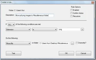 Belvedere: herramienta automatizada de gestión de archivos para Windows