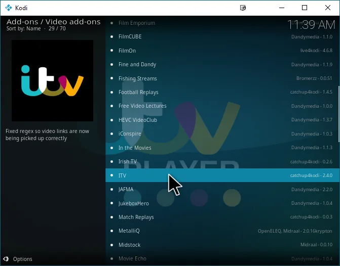 ITV Player Kodi Add-on – So installieren Sie den iTV Player und die geführte Tour