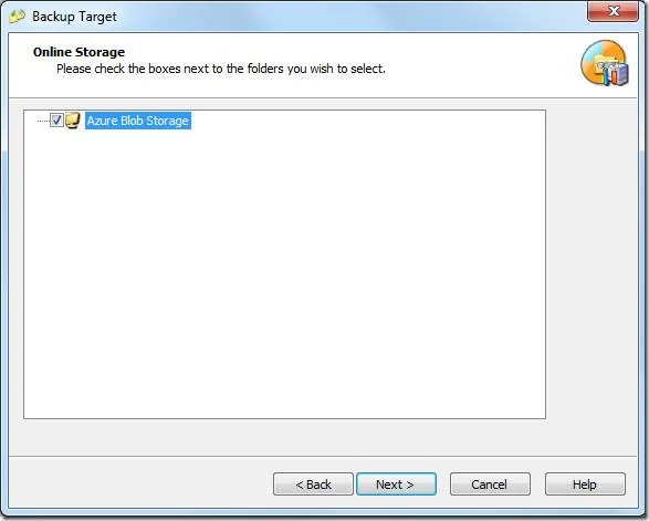 透過 Windows 資源管理器虛擬網路磁碟機備份到 Azure Blob 存儲