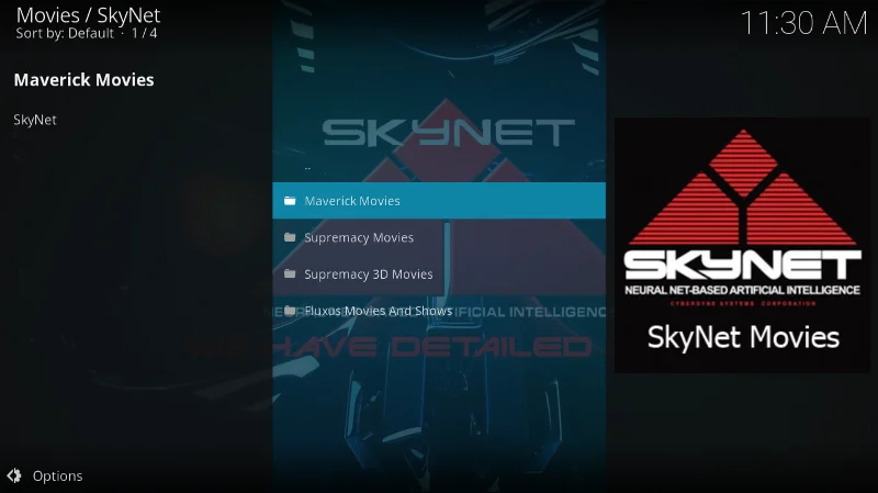Дополнение SkyNet для Kodi — как установить SkyNet на Kodi