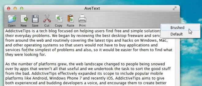 Lleve el editor de texto Lion de Mac OS X 10.7 a Windows 7 con Lion TextEdit