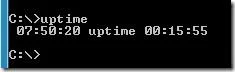 檢查 Windows 7 正常運作時間