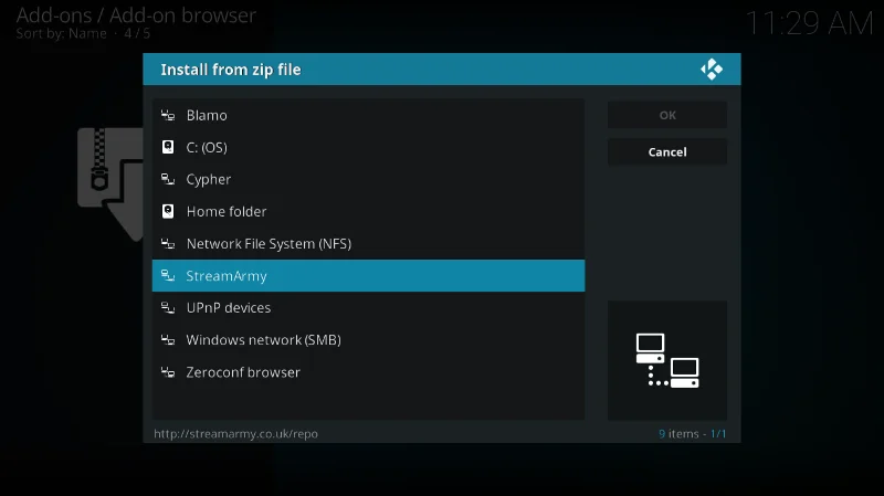 Componente aggiuntivo Nemesis Kodi: come installare Nemesis su Kodi