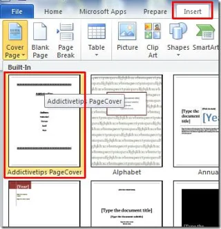 Word 2010 Bausteine-Organizer