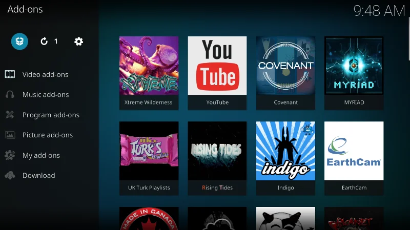 Дополнение Xtreme Wilderness для Kodi, лучшее для всего дикого