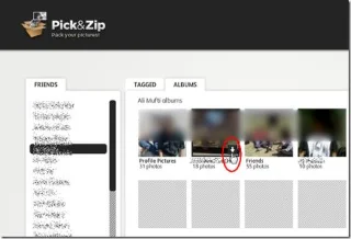 Загрузите фотоальбом Facebook в формате PDF и ZIP