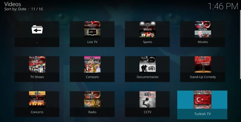 Installieren Sie das UK Turk Playlists-Add-on für Kodi, funktionierende Quellen und Repos