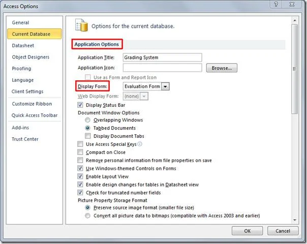 Erstellen Sie ein Datenbank-Antragsformular in Access 2010