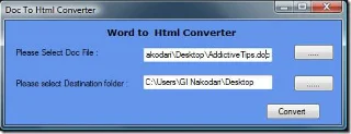 免費 Doc (Word) 到 HTML 轉換器