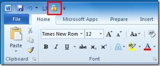 Word 2010 Dokument sperren