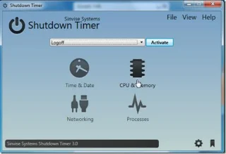 El temporizador de apagado realiza una acción según los eventos del sistema de Windows
