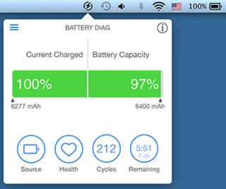 Memory Diag e Battery Diag sono due semplici app di monitoraggio del sistema [Mac]