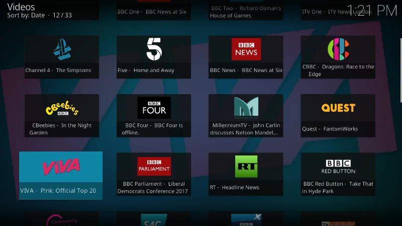 TVCatchup.com Kodi-Add-on: Sehen Sie britisches Fernsehen und alle wichtigen britischen Kanäle