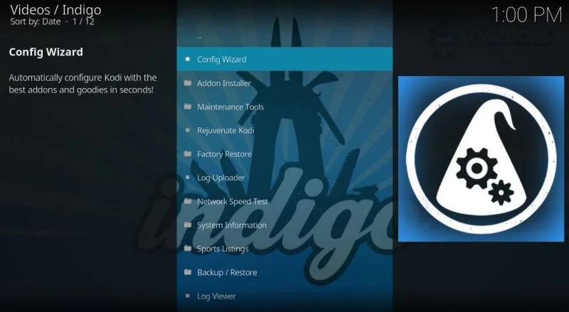 Come installare l'installer Indigo (Fusion) su Kodi