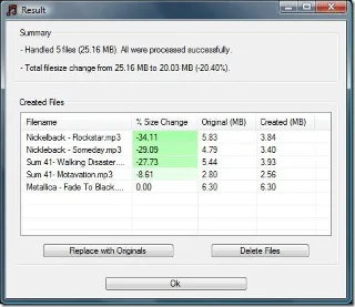 บีบอัดไฟล์เพลง Mp3 ได้อย่างรวดเร็วฟรี