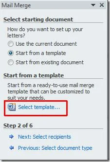 Seriendruck in Word 2010