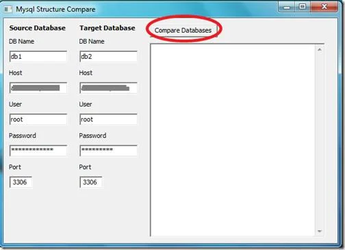 比較兩個 MySQL 資料庫及 MySQL 結構