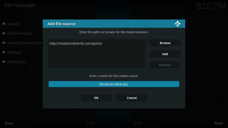 Repository dei componenti aggiuntivi Kodi di Noobsandnerds: come installare il repository di Noobsandnerds